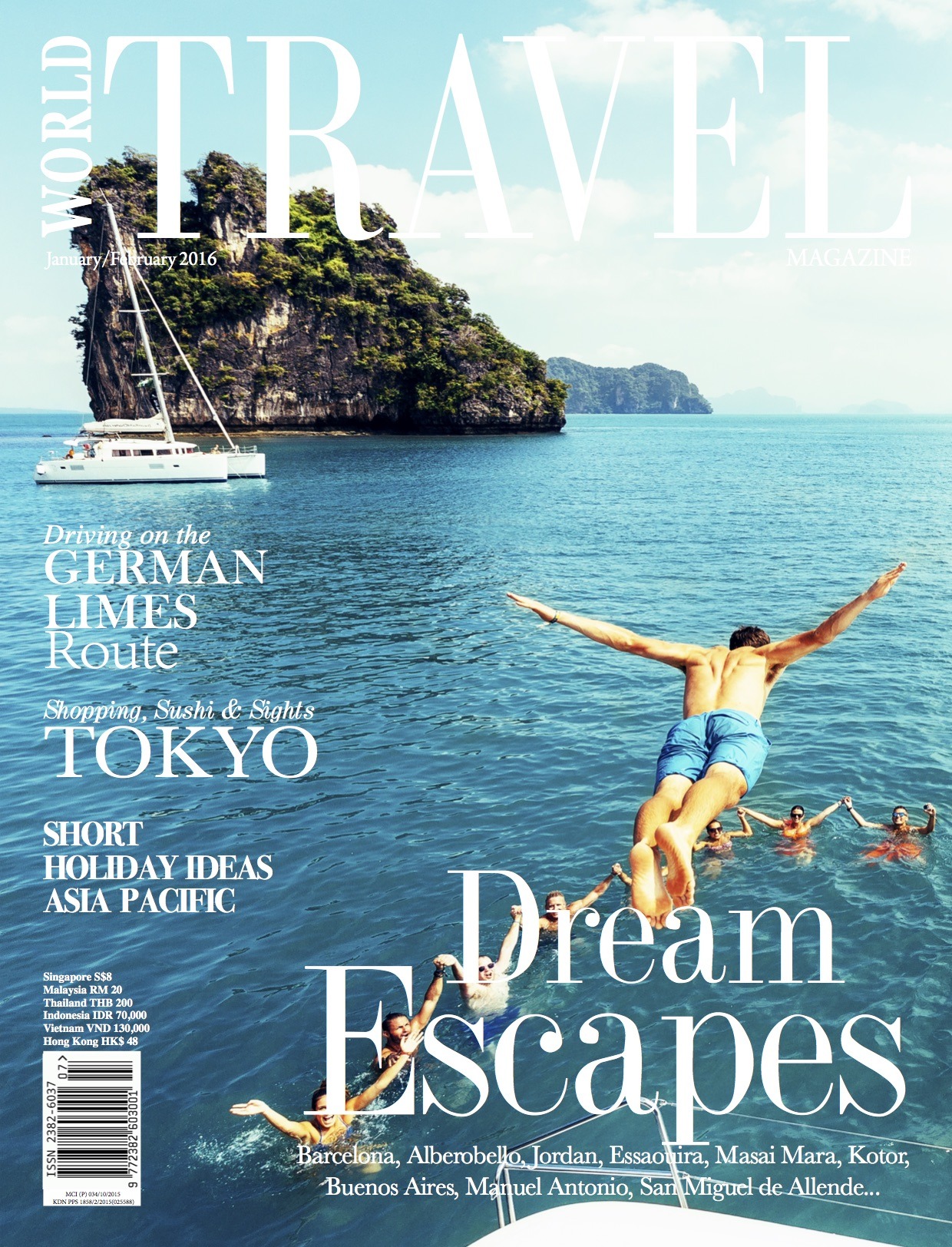 travel related magazines